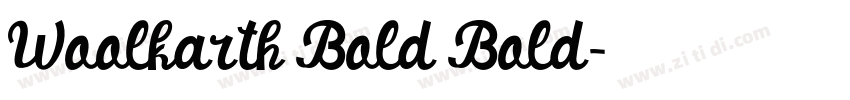 Woolkarth Bold Bold字体转换 Woolkarth Bold Bold字体转换